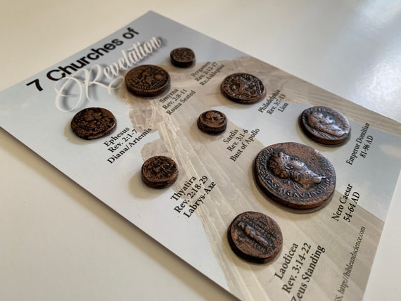 Coins of the Seven Churches of the Book of Revelation - Etsy