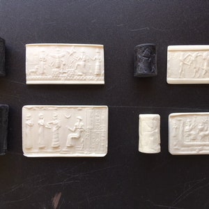 Ancient Mesopotamian Cylinder Seal Set Recreations
