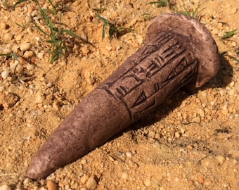 Sumerian Foundation Cone of Gudea replica