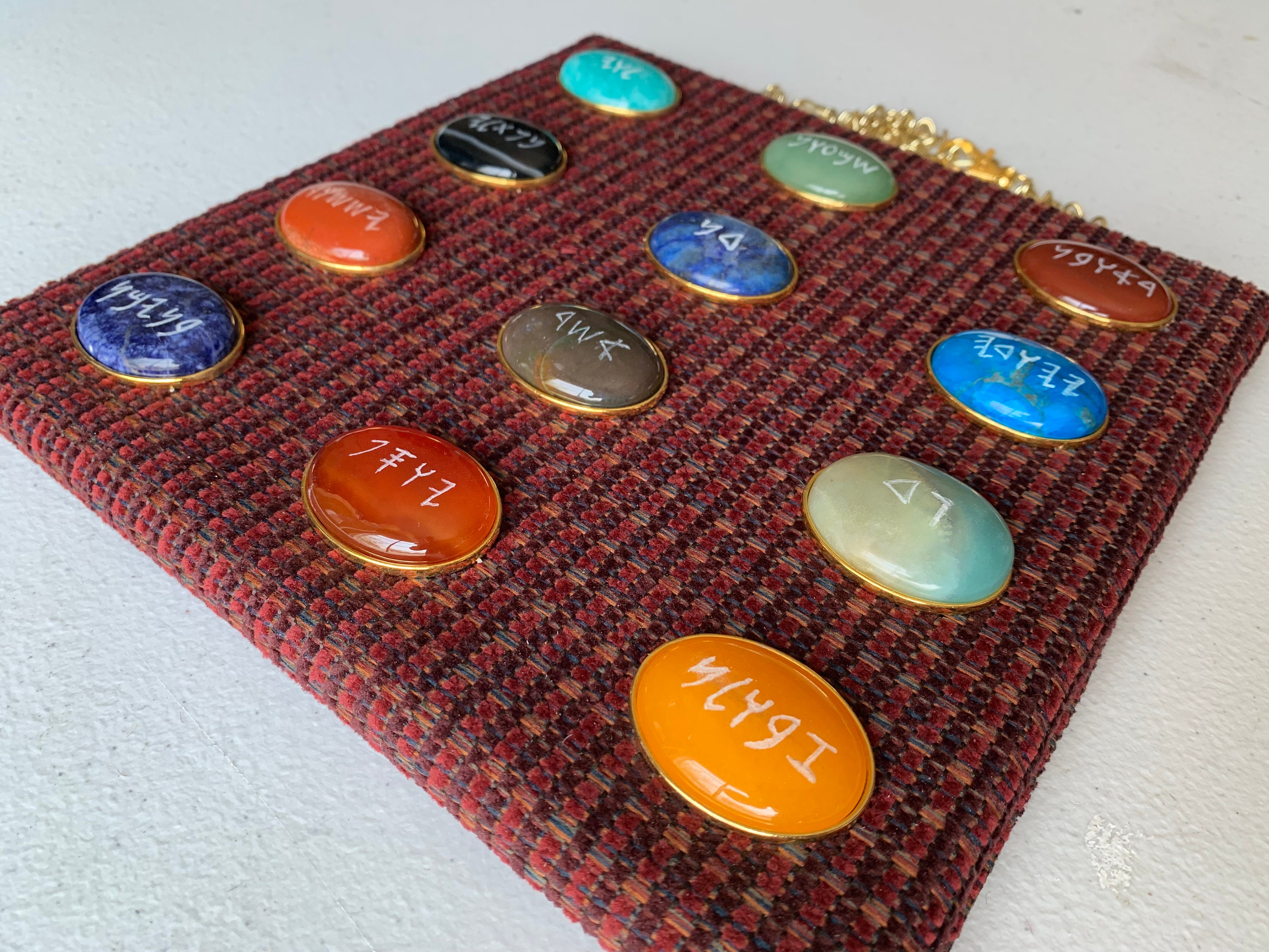 Aaron's Breastplate is Full Size All Real Stones Paleo Etsy