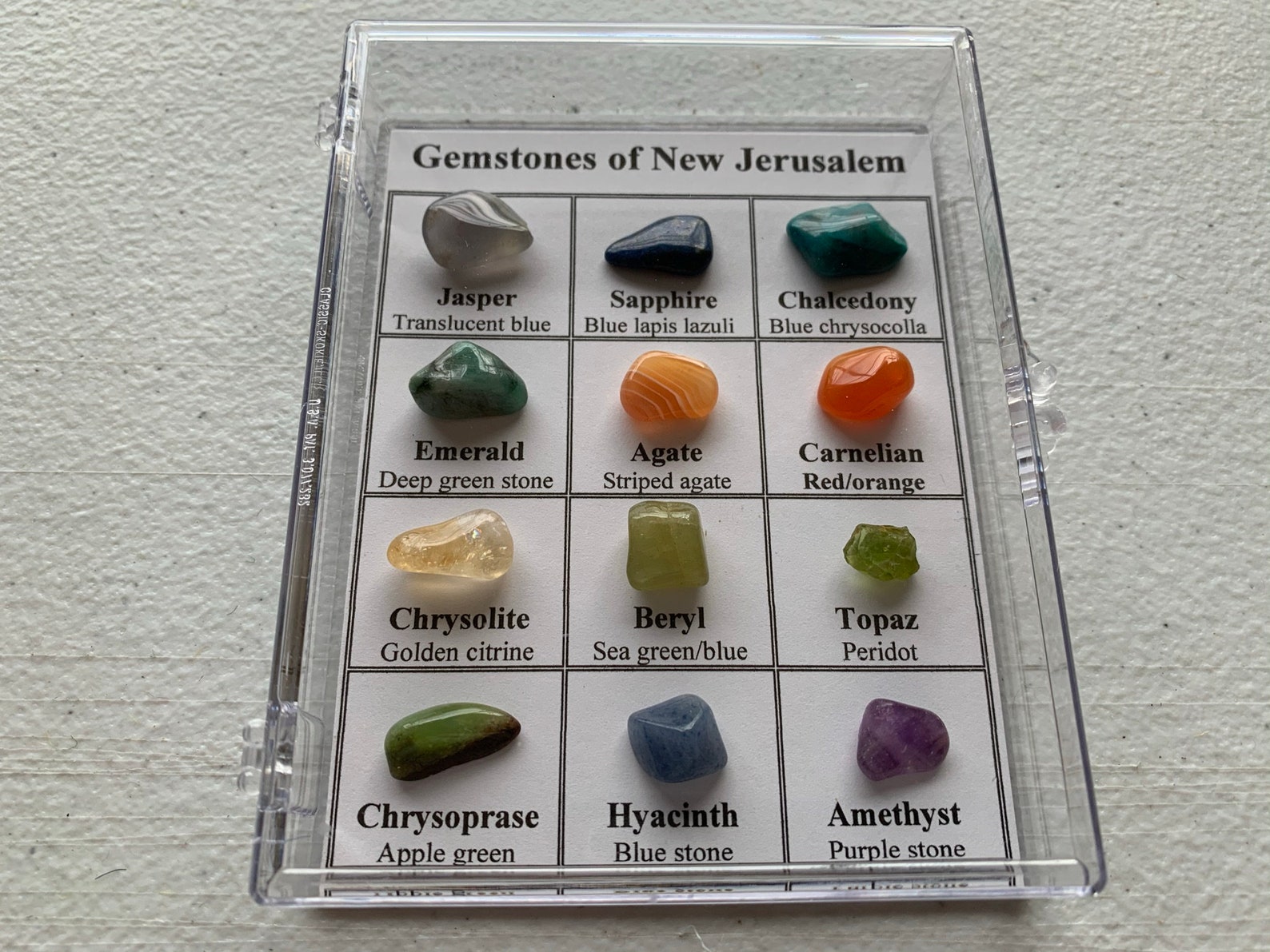 Gemstones of New Jerusalem Real Stones Etsy Australia