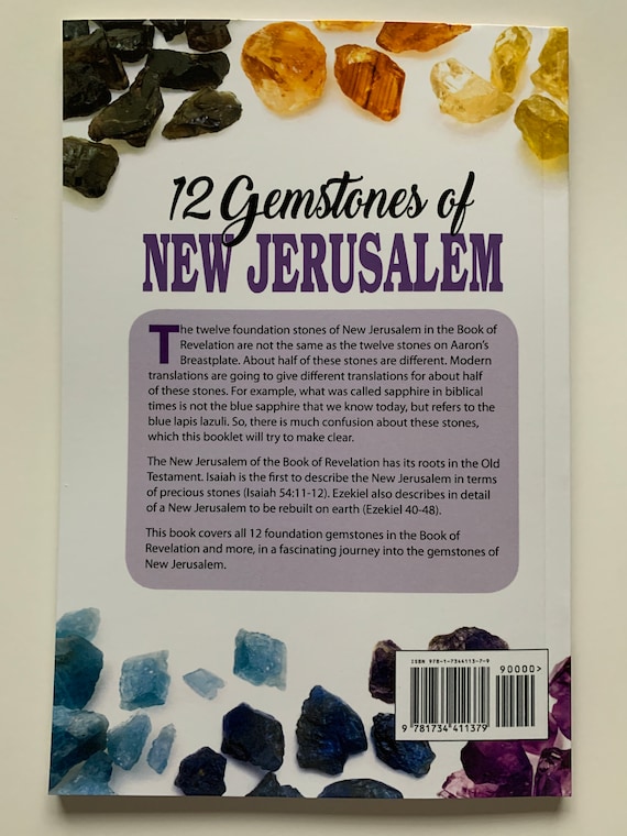 無料クーポン配布 アプリ New of Gemstones Jerusalem: Etsy - Set Gemstone & Book 洋書