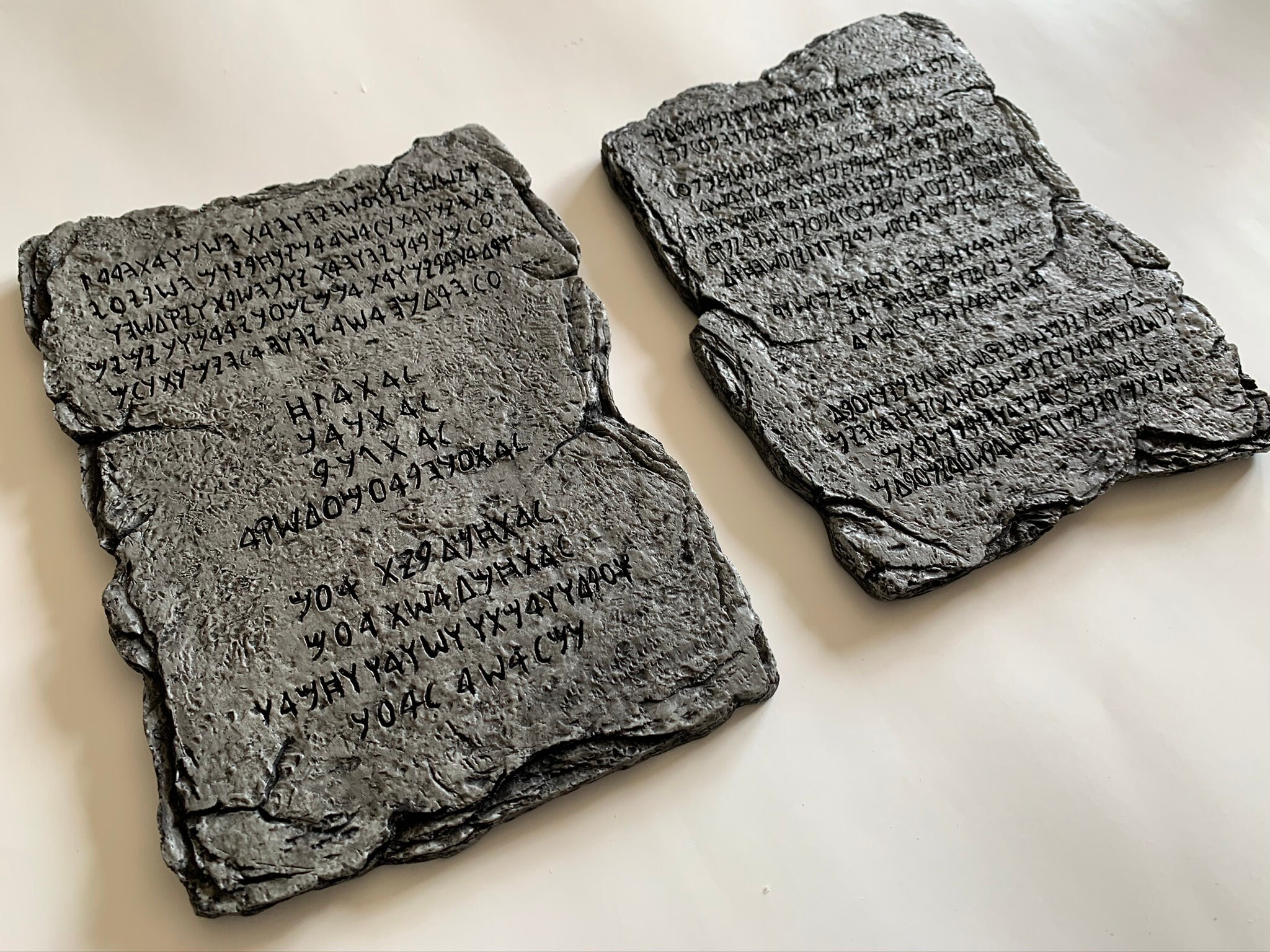 Ten Commandments in Paleo Hebrew Script Recreation - Etsy 日本