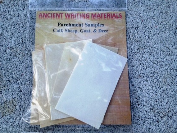 Ancient Writing Materials Parchment Craft Supplies & Tools Sewing ...