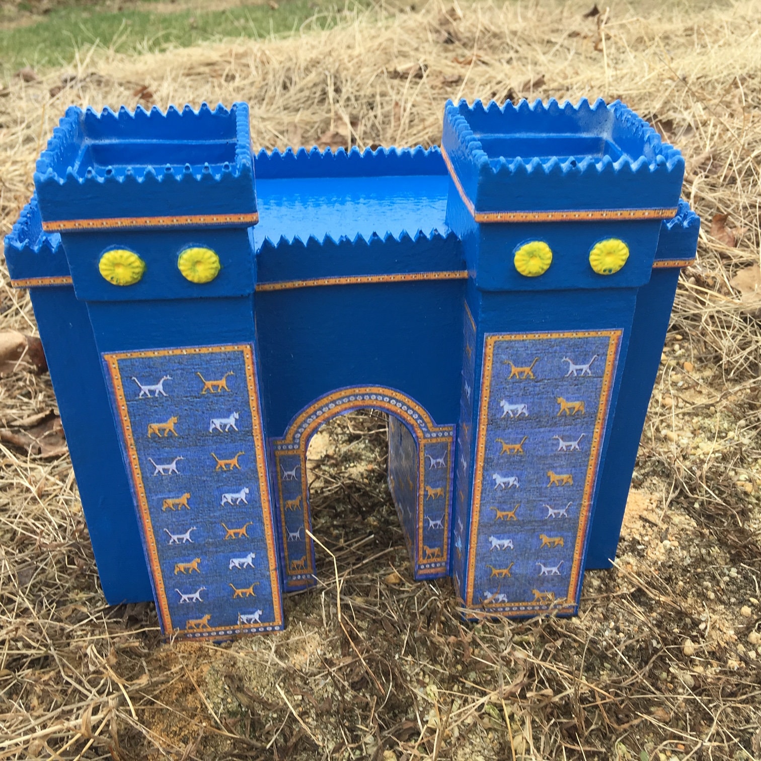 gates of ishtar MPI帯付き Assyrian Ishtar Gate - Etsy