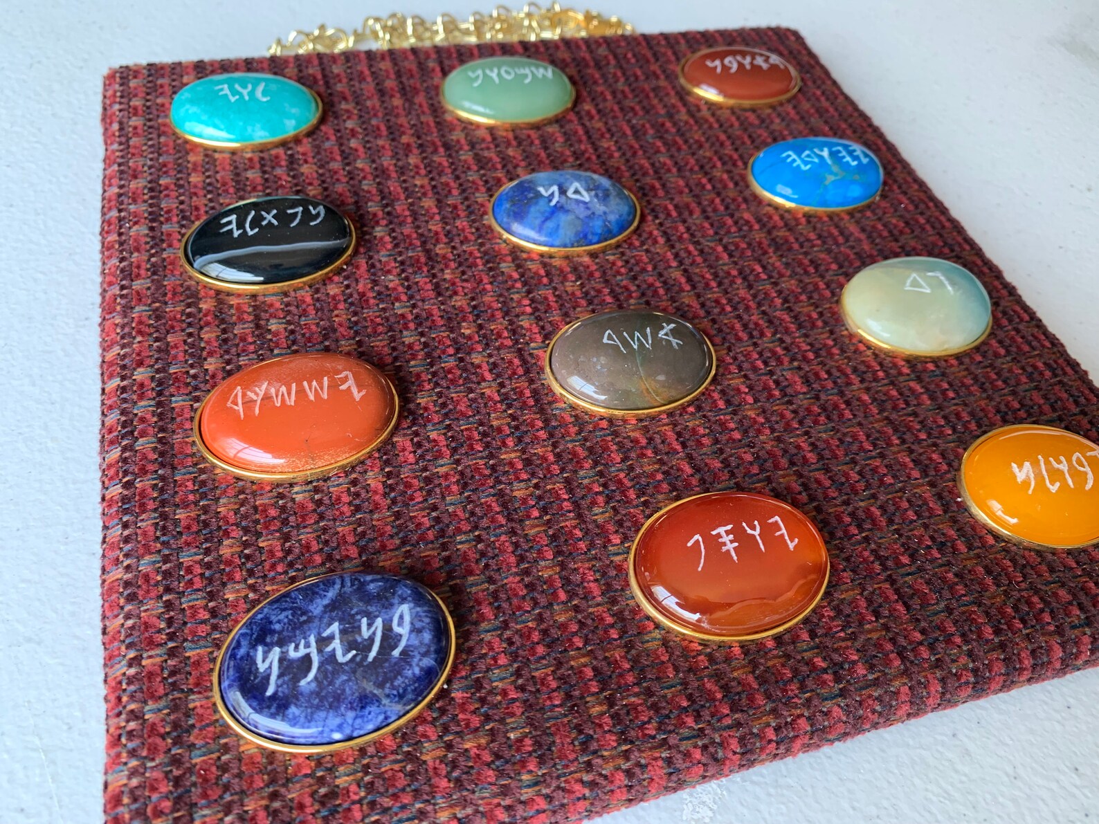 Aaron's Breastplate is Full Size All Real Stones Paleo Etsy