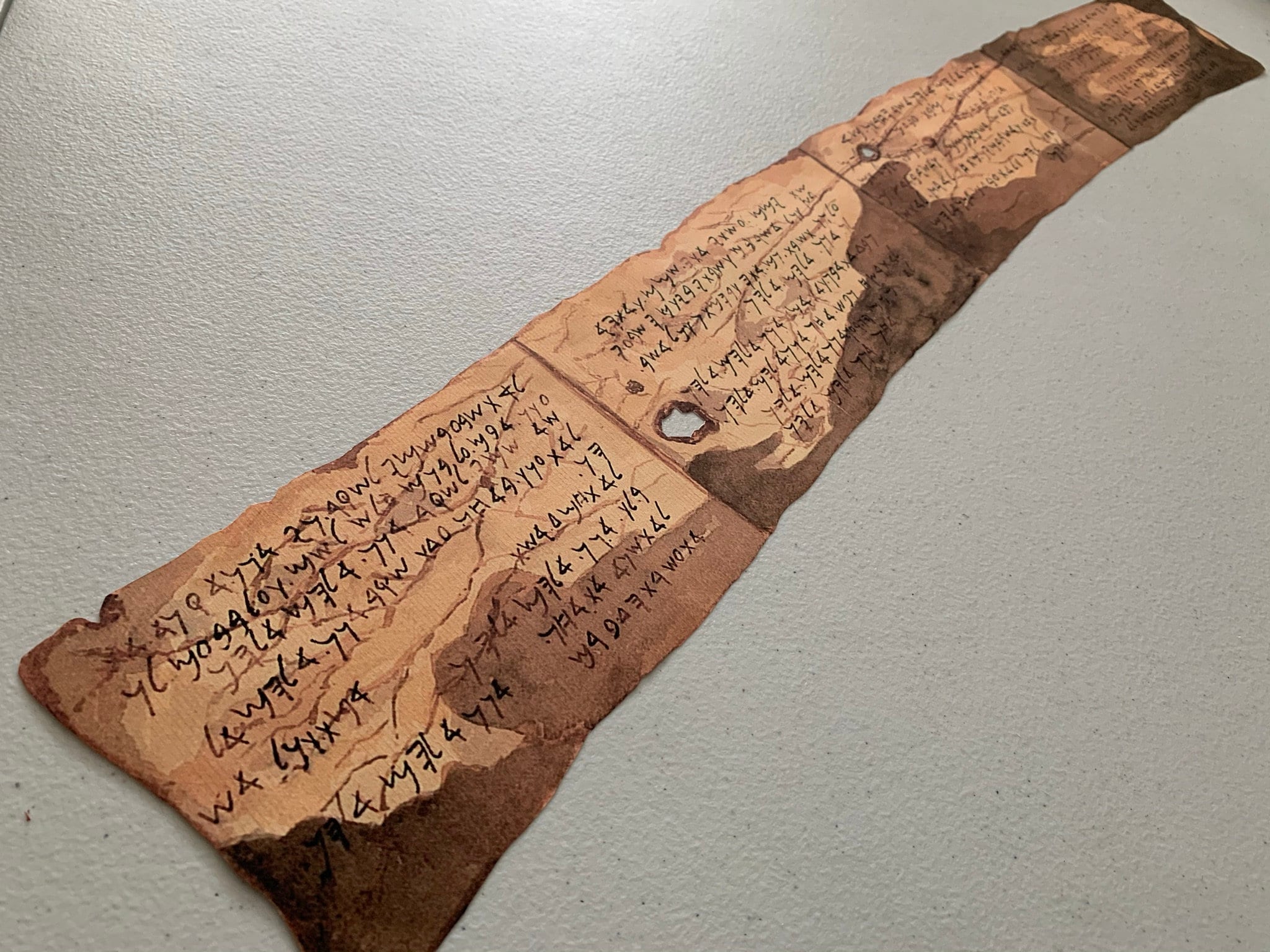 7~10日以内発送 Shapira Scroll of Deuteronomy Recreation - Etsy 日本