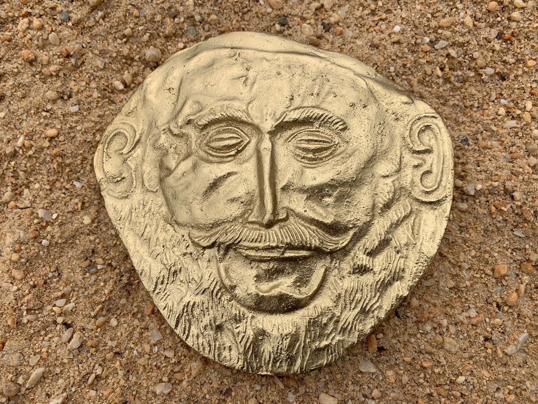 Mask of Agamemnon Recreation - Etsy