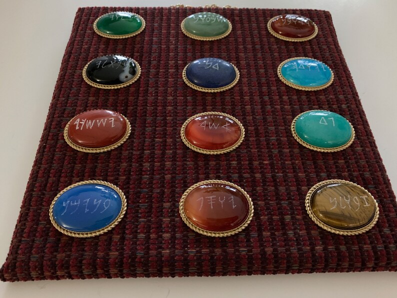 Aaron's Breastplate Full Size Real Stones Etsy