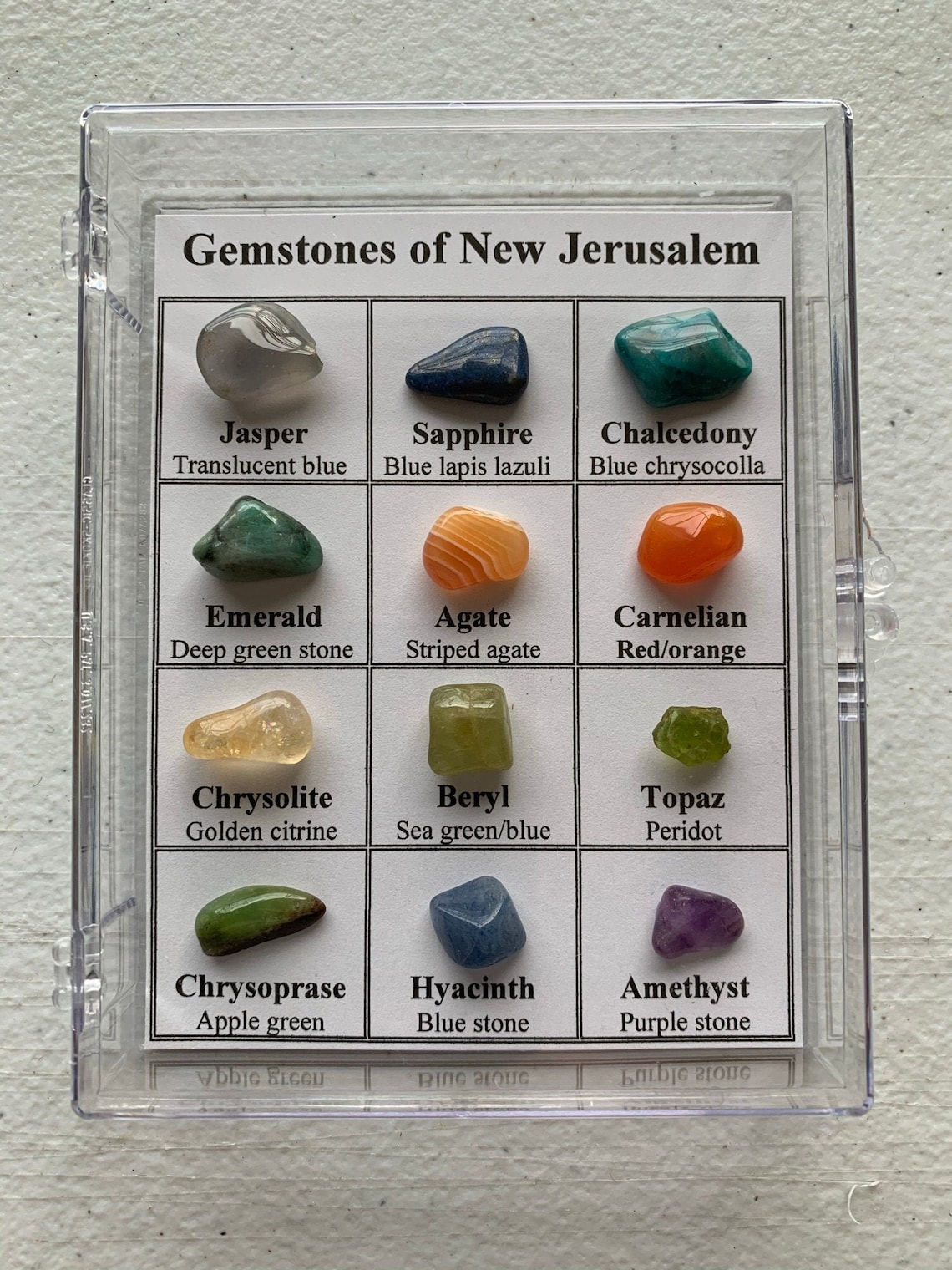 Gemstones of New Jerusalem Real Stones Etsy