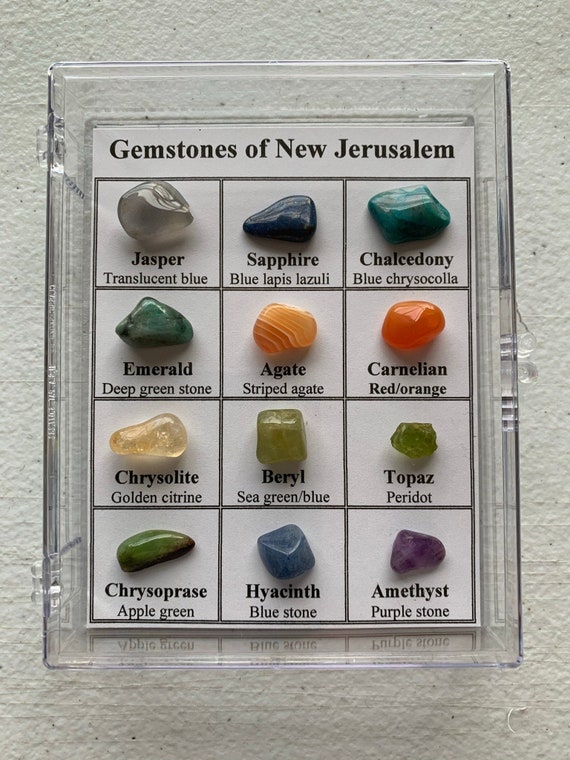 TEN GEMSTONE TREASURES OF THE WORLD POSTER