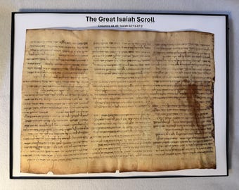 The Great Isaiah Scroll Recreation of Chapters 52-55