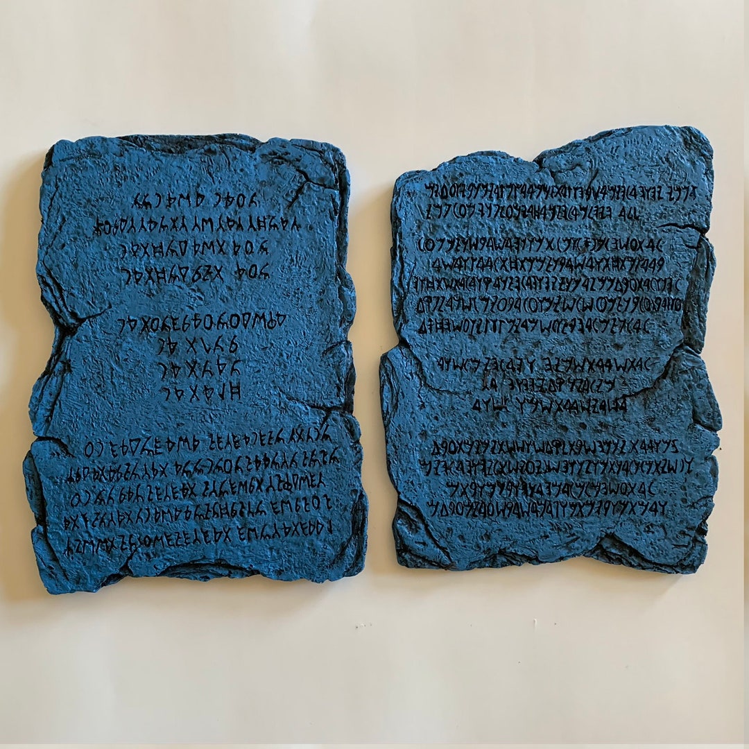 Ten Commandments in Paleo Hebrew Script Recreation - Etsy 日本