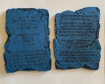 Ten Commandments in Paleo Hebrew Script Recreation