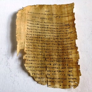 Papyrus 46 recreation first page of Hebrews