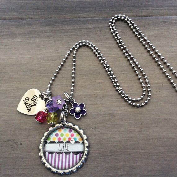 big sister necklace for child
