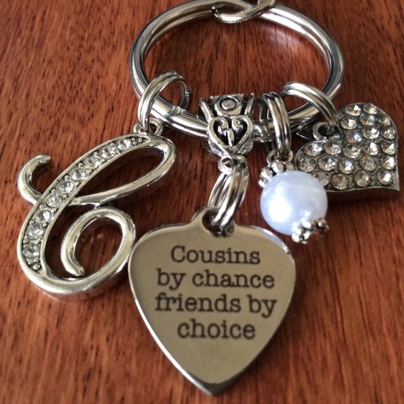 COUSIN Keychain Personalized Cousin Gift Cousin Gifts Gift Etsy