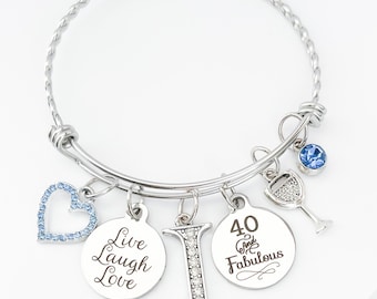 Girl's 11th Birthday Charm Bracelet, Personalized Gift, 11 Year Old