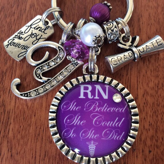 RN Gifts Nurse Gift RN Key Chain Nurse Keychain Nurse Etsy