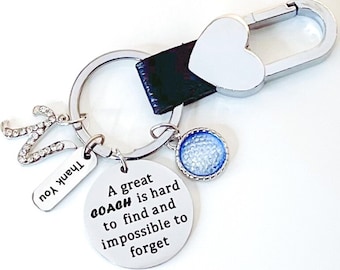 COACH Gifts, Coach Keychain, A Great Coach, Coach Jewelry, Coach Charm, Gifts For Coach, Cheer Coach, Personalized Coach Gift, Coach Gift