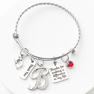 PERSONALIZED Teacher Bracelet, Teacher Gifts, End Of Year Teacher Gifts, Teacher Appreciation Gift, Teacher Jewelry, Teacher Gift Ideas