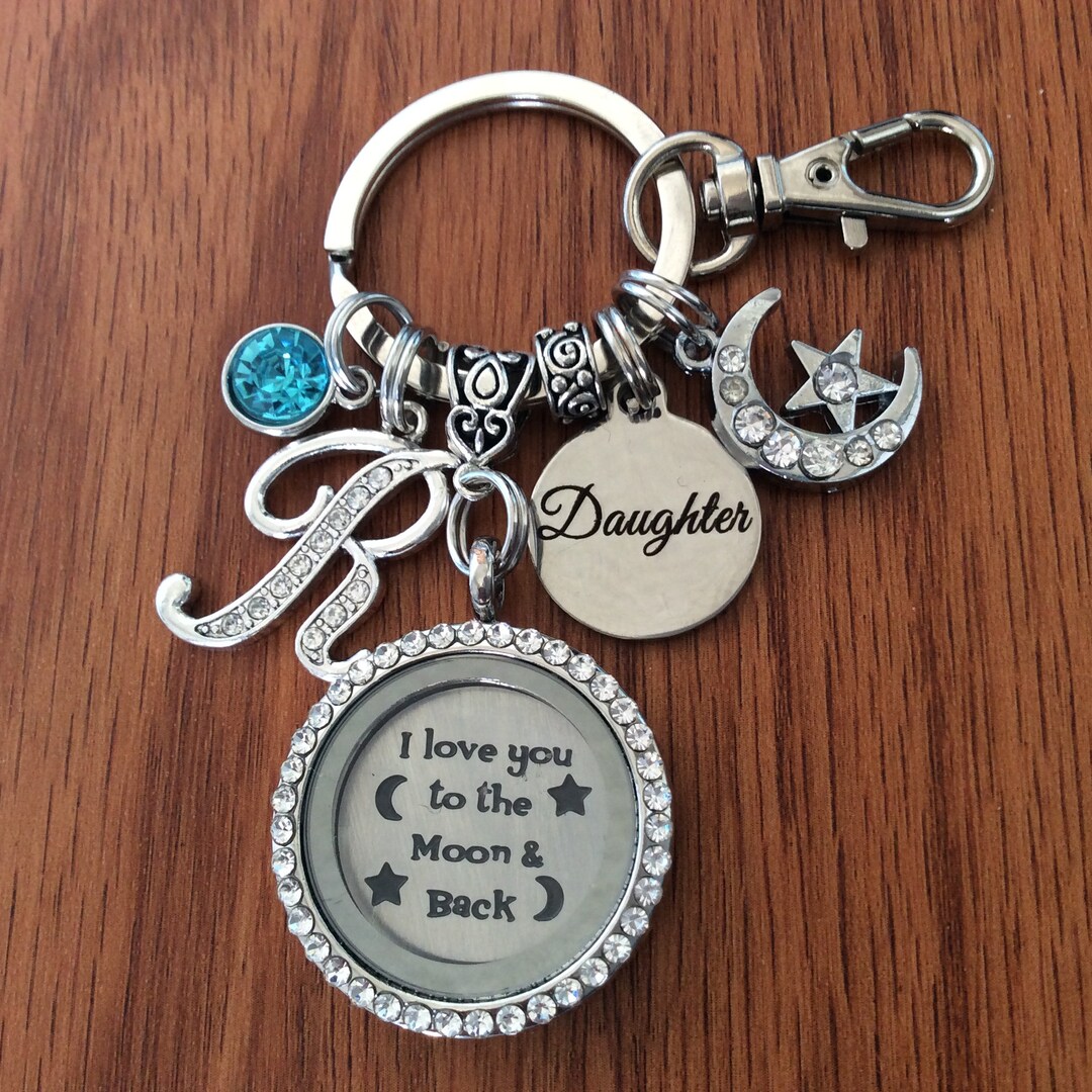 Unique Daughter Locket Keychainlocket Gifts for Daughteri Love You to