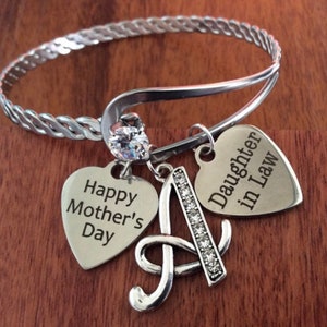 DAUGHTER IN LAW Mothers Day Gift,Daughter In Law Bracelet, Mothers Day Gift For Daughter-In-Law, Daughter In Law Bangle,Daughter In Law Gift