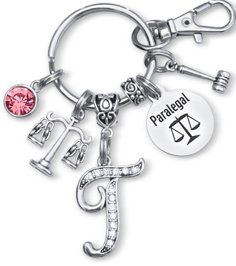 Scales of Justice Keychain Paralegal Gift Lawyer Gift Law Etsy