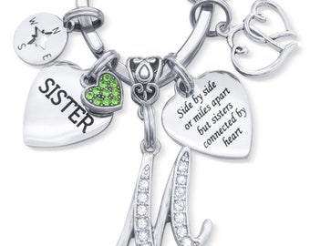 SISTER Birthday Gift, Sister Gifts, Sister Gift, Sister Jewelry, Personalized Sister Keychain, Always My Sister Forever my Friend, Sister In