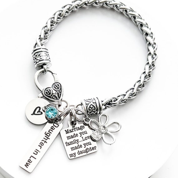 From Mother Christmas Gift For Daughter In Law Necklace, Multiple