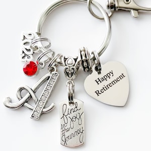 RETIREMENT, Retirement Gift, Retirement Gifts, Gifts For Retirement, Personalized Retirement Gifts For Women, Retirement Keychain,