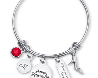 2024 Retirement Gift, Retirement Bracelet, Retirement Jewelry, No One Can Ever Fill Your Shoes, Retirement Party, We Miss You, Teacher Retir