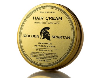 Matte Hair Cream - The Golden Spartan