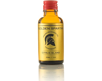 Beard Oil Citrus Island - The Golden Spartan