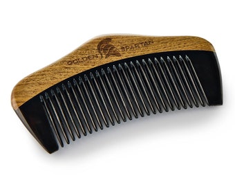 Beard Comb Lux - The Golden Spartan