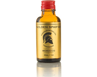 Beard Oil Morocco - The Golden Spartan