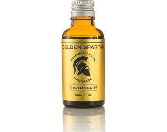Olio da barba The Barbers - The Golden Spartan