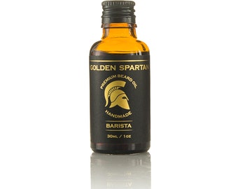 Beard Oil Barista - The Golden Spartan