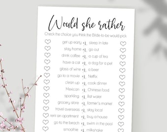 How Well Does the Bride Know the Groom Game Bridal Shower - Etsy