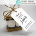 Printable Favor Tag, Editable Gift Tags, Instant Download Template ...