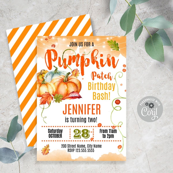 Pumpkin Patch Party - Etsy