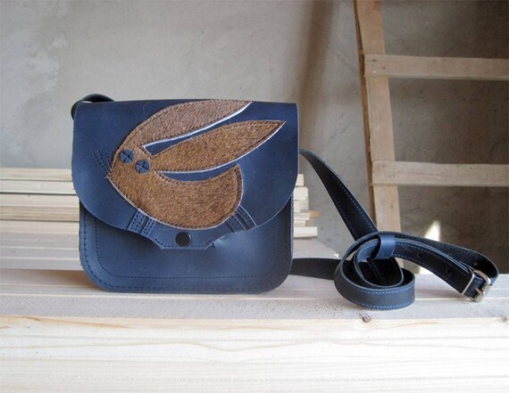 fox leather bag