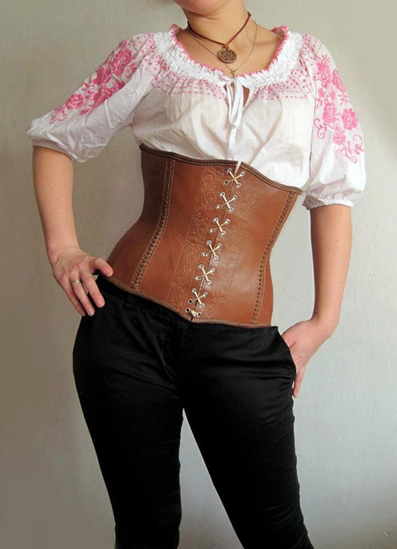 Corset sur mesure corset en cuir véritable corset corset Etsy