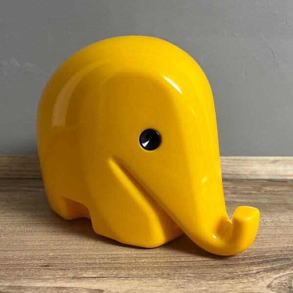 Drumbo XXL elephant, money box, 1970s design