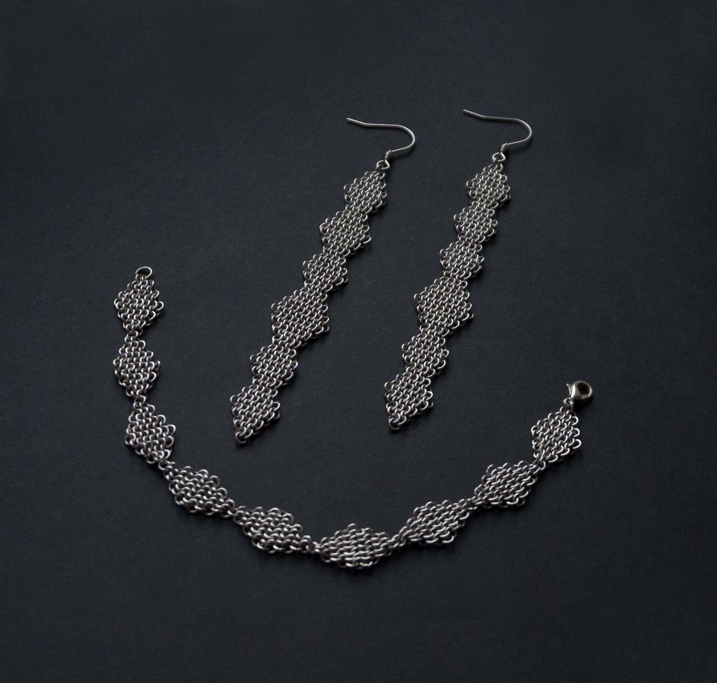 Steel Geometric Minimalist Jewelry Set Gift for Women Extra Etsy UK
