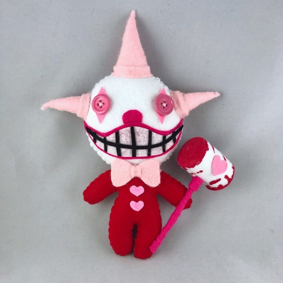 cute clown plush
