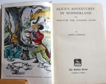 Alice's Adventures in Wonderland Book 1984 Knopf Facsimile of 1866