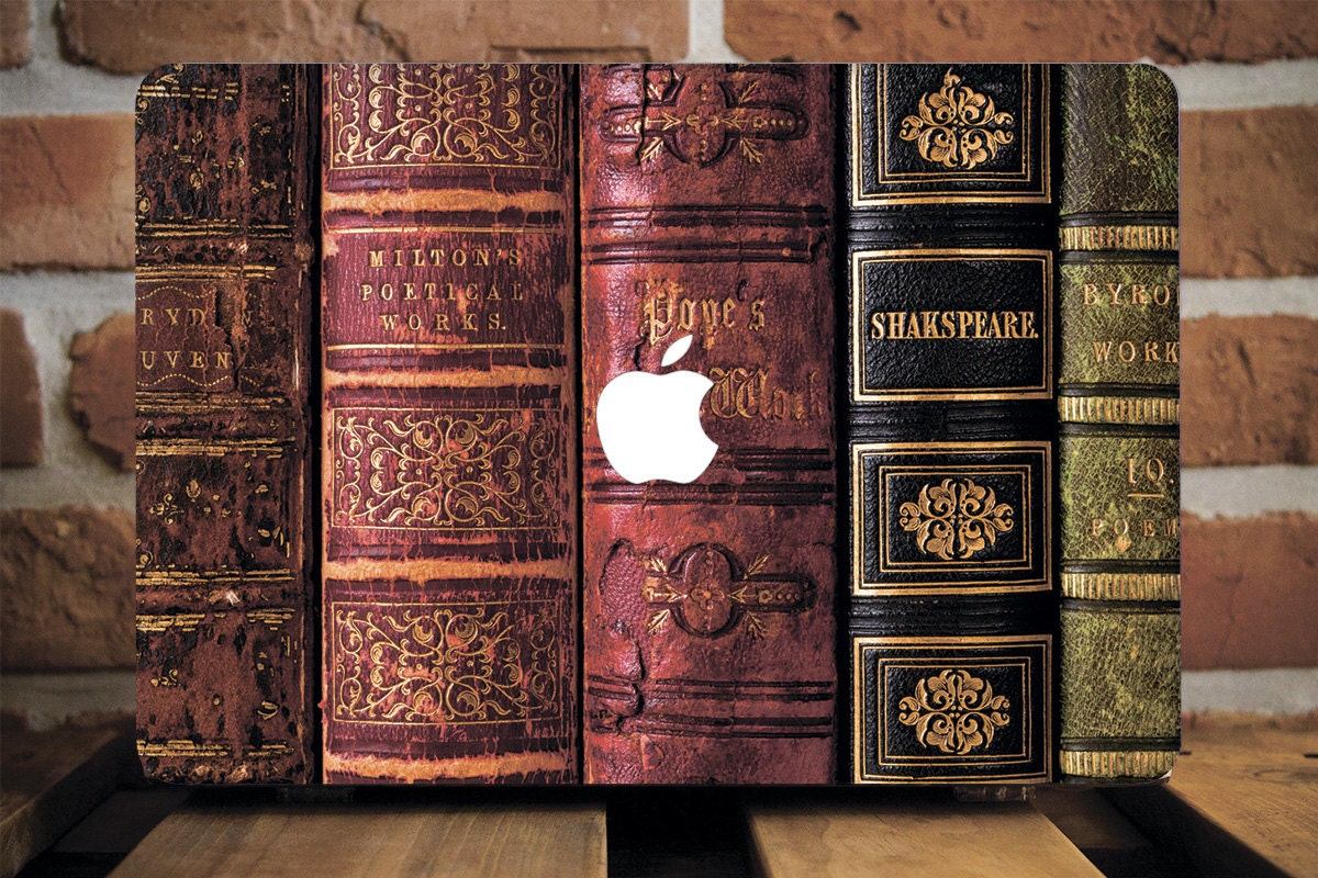 Old Book Laptop Case Etsy