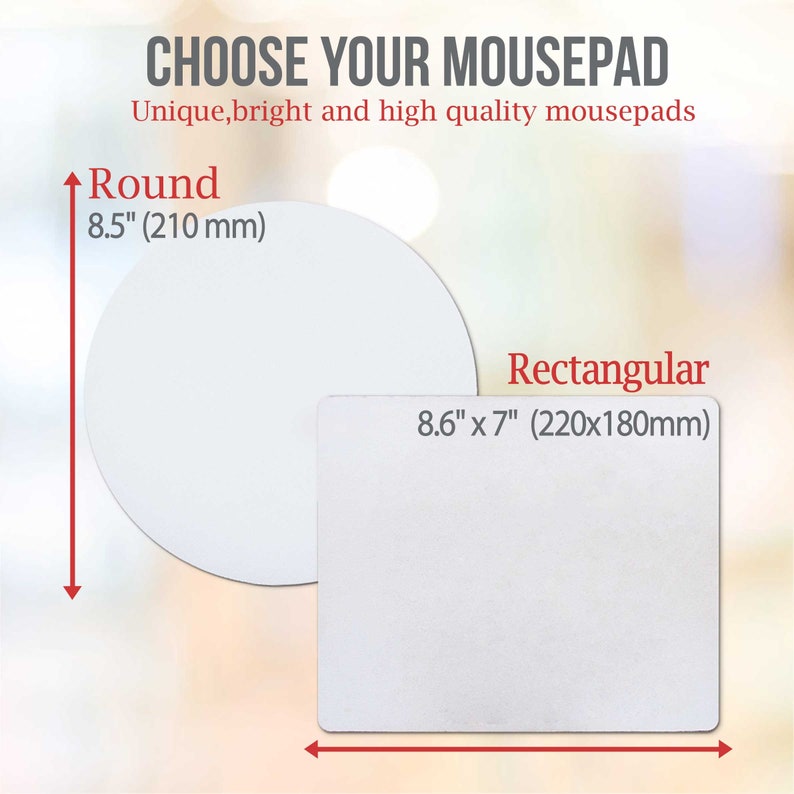 Mouse Mat Desk Accessories Mousepad Mouse Pad Mandala Mouse Pad White Mouse Pad Office Decor Round Mouse Pad Oval Mouse Pad WCM5004