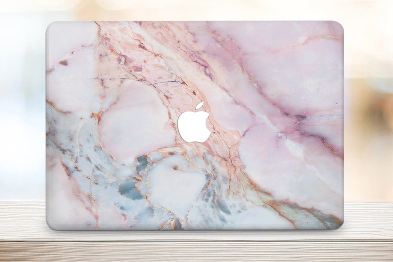 Pink Marble Macbook Pro 13 Case Clear Macbook Pro Case Laptop Etsy